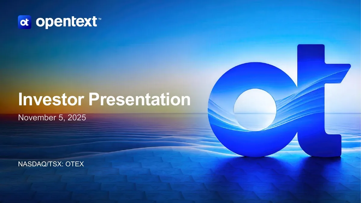 2026 Q1 Investor Presentation · slide 1