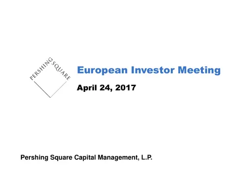 Pershing Square Holdings Portfolio (multi-position) (PSH)