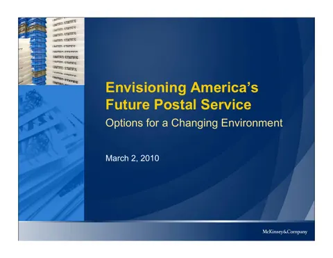 USPS Envisioning Americas Future Postal