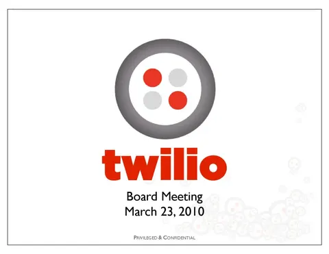 Twilio used this pitch deck on its journey to a billion-dollar IPO