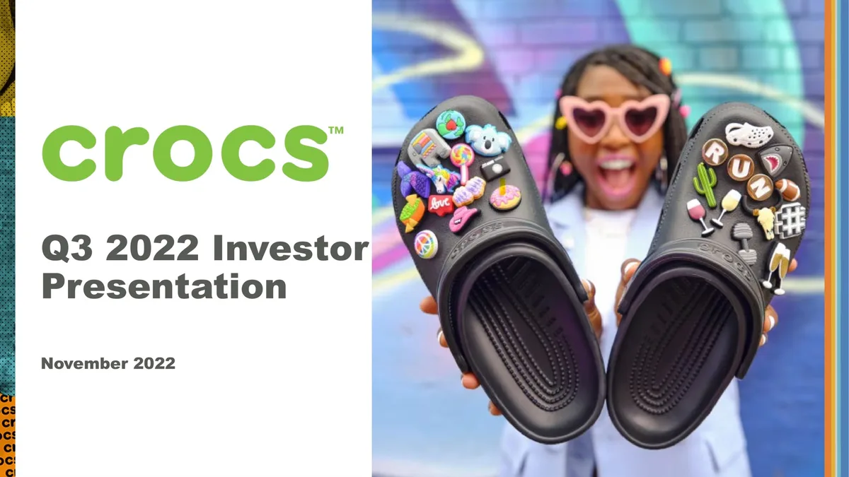 Crocs | Results Presentation Deck | 34 slides · slide 1