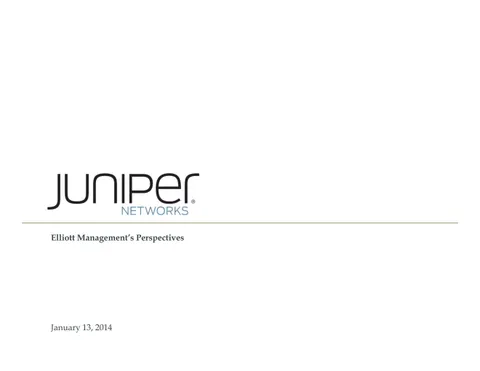 Juniper Networks (JNPR)