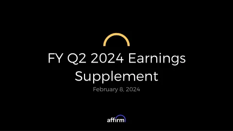Affirm | Results Presentation Deck | 51 slides