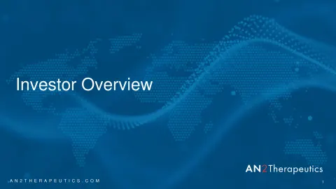 AN2 Therapeutics | Investor Presentation Deck | 36 slides