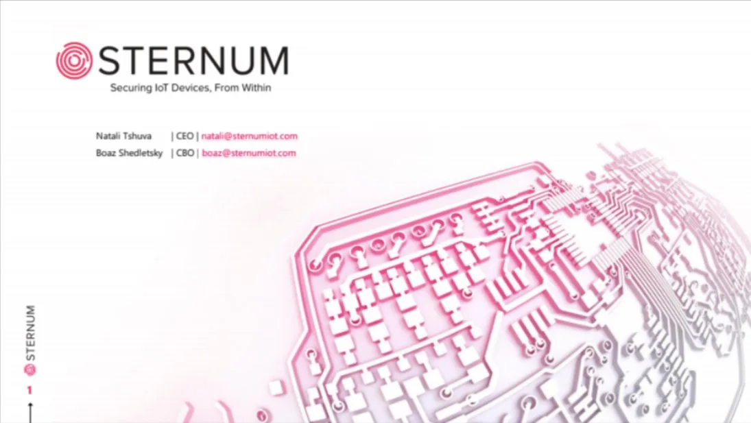 The slide includes a stylized circuit board graphic and page number indicator.