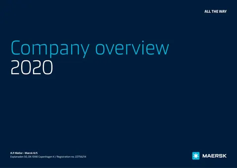 Maersk | Investor Presentation Deck | 14 slides