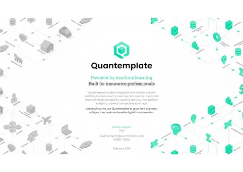 Here's the pitch deck insurtech startup Quantemplate used to nab $12 million in Series B funding