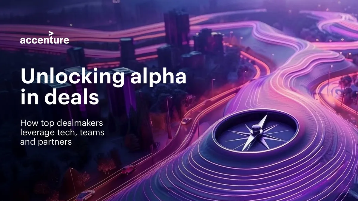 Unlocking alpha in deals · slide 1