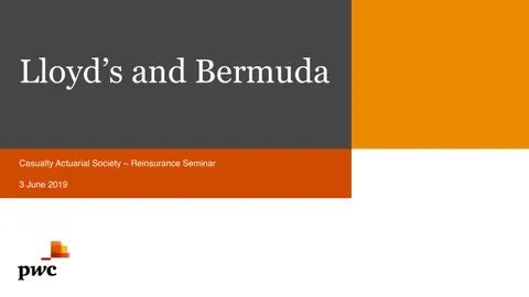Lloyd’s and Bermuda