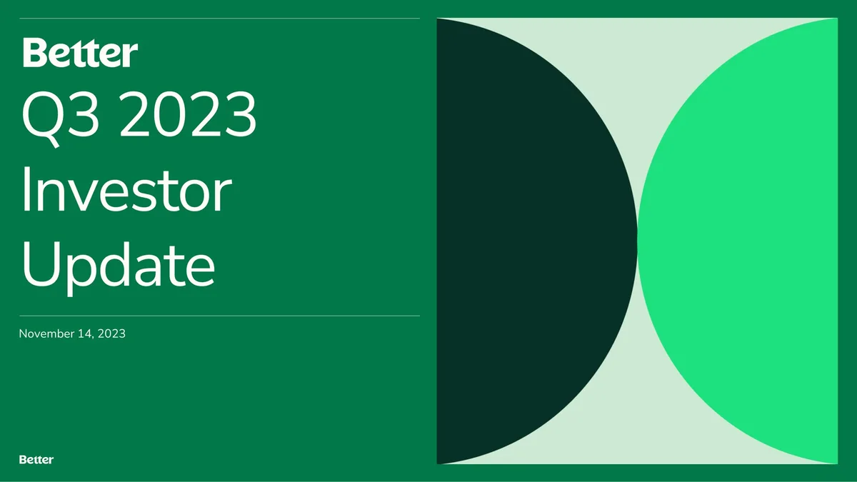 Better | Results Presentation Deck | 17 slides · slide 1