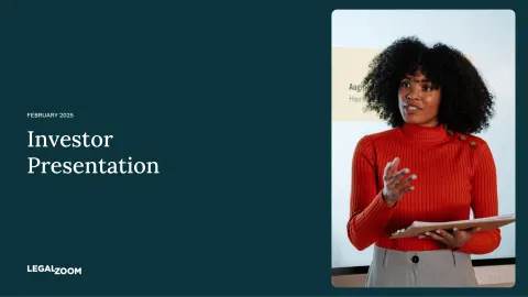 LegalZoom.com | Investor Presentation Deck | 30 slides
