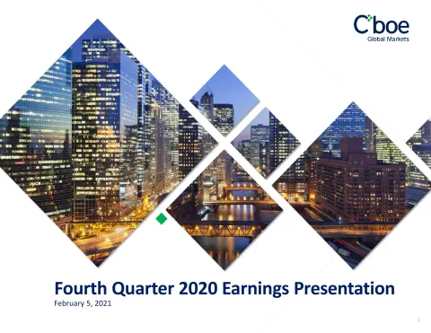Cboe | Results Presentation Deck | 39 slides