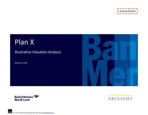 Bank of America | Investment Banking Pitch Book | 11 slides