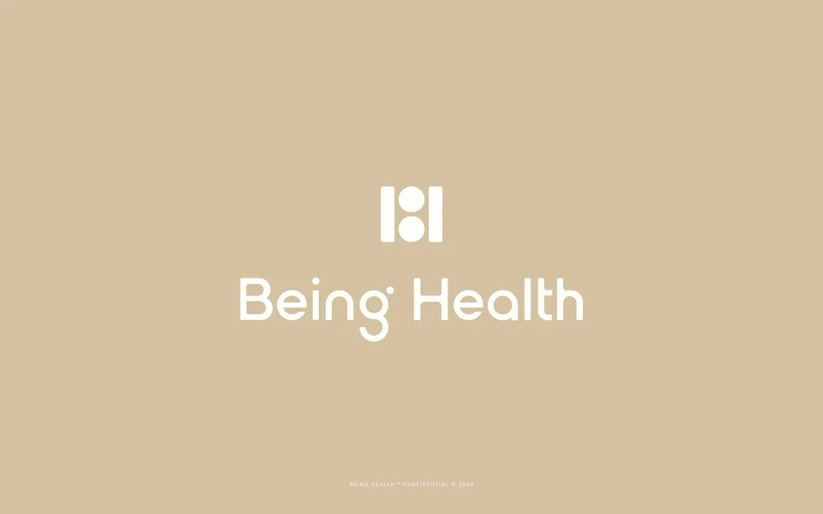 The pitch deck mental health startup Being Health used to raise funding · slide 1
