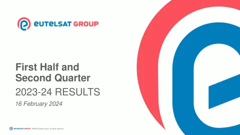 Eutelsat | Results Presentation Deck | 30 slides
