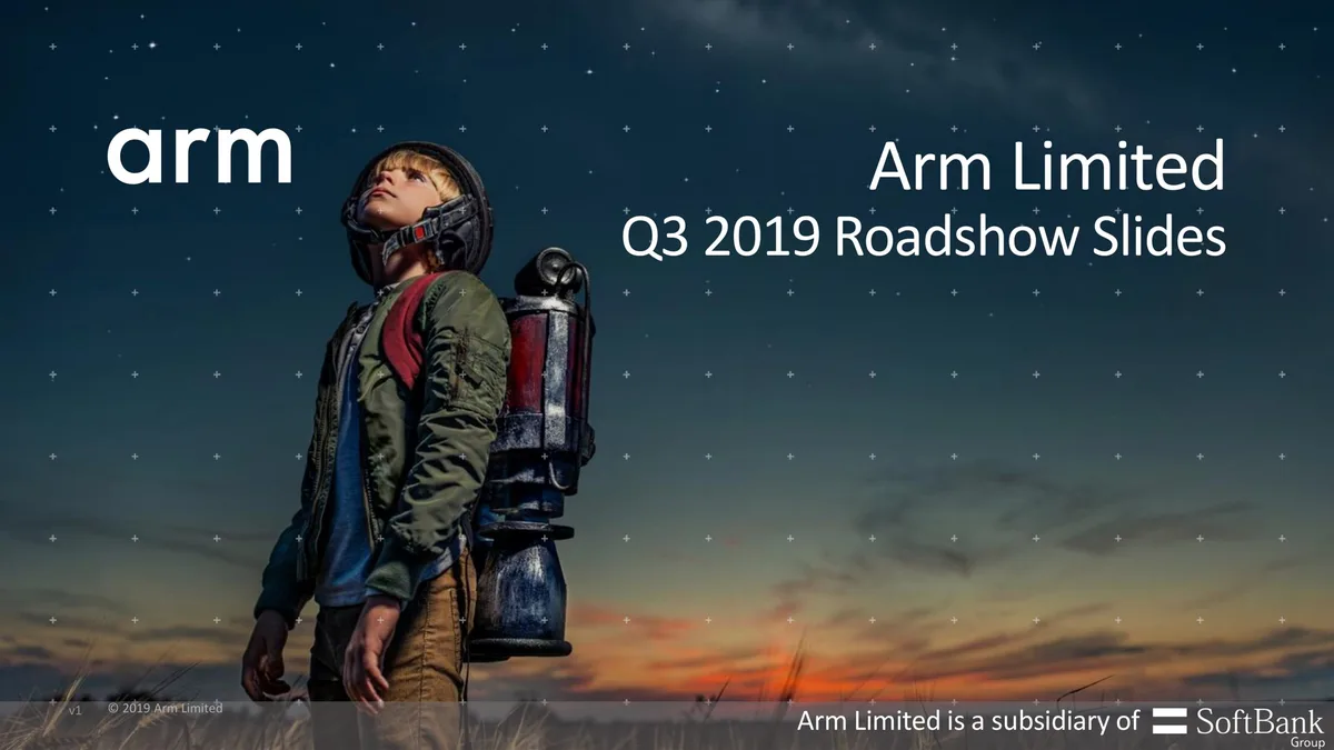 arm | Investor Presentation Deck | 19 slides · slide 1