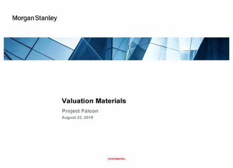 Morgan Stanley | Investment Banking Pitch Book | 36 slides