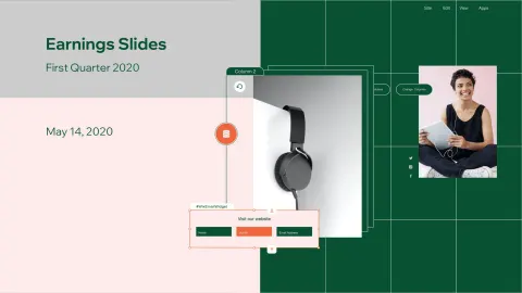 Wix | Results Presentation Deck | 16 slides
