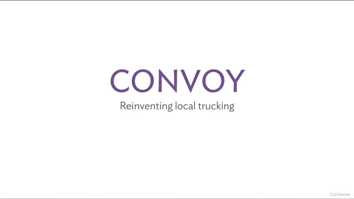 Convoy | Start Up Pitch Deck | 10 slides · slide 1