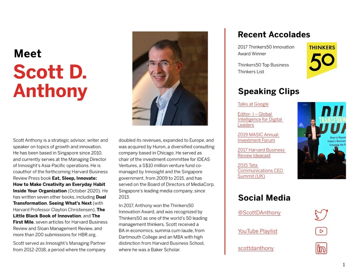 Scott Anthony Press Kit · slide 1