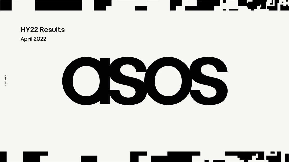 Asos | Results Presentation Deck | 35 slides · slide 1