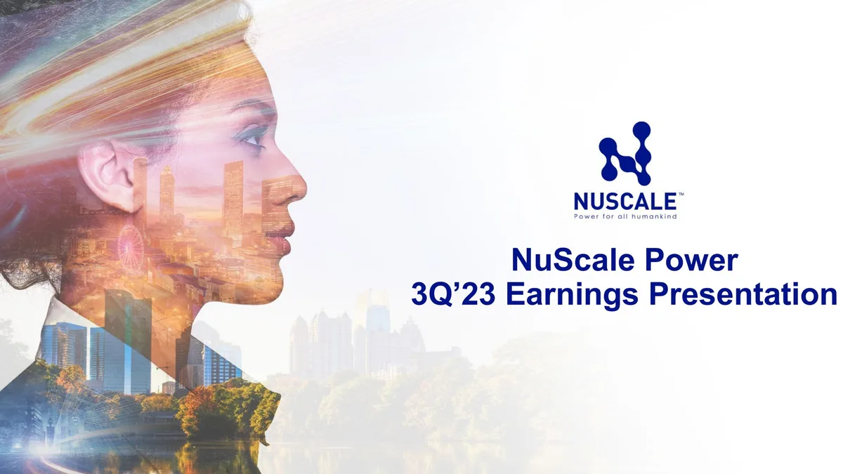 Nuscale | Results Presentation Deck | 11 slides · slide 1