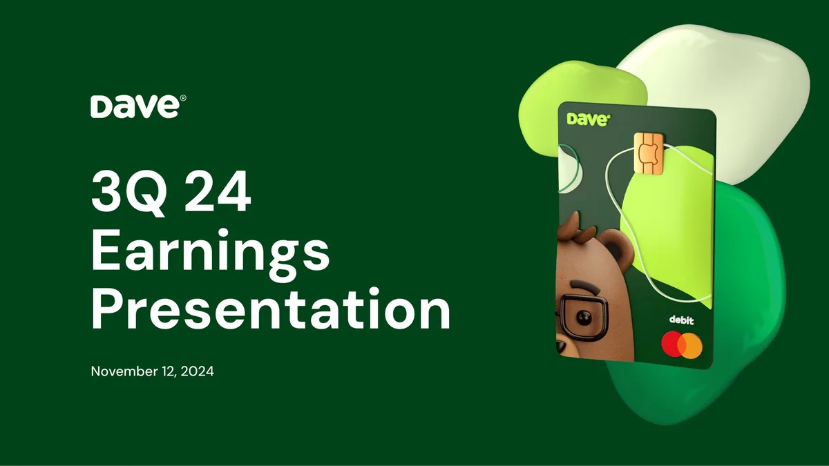 Dave | Results Presentation Deck | 39 slides · slide 1