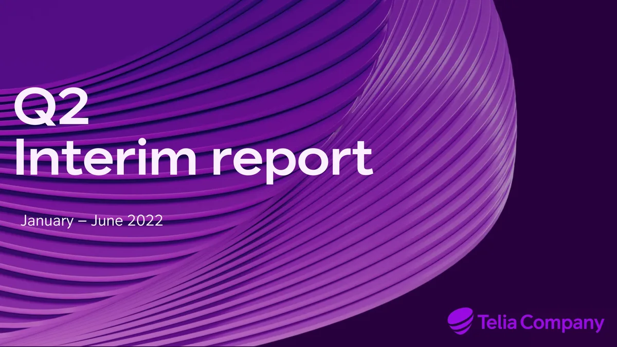 Telia Company | Results Presentation Deck | 23 slides · slide 1