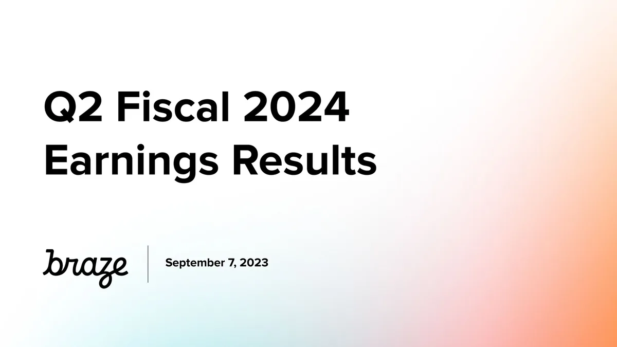 Braze | Results Presentation Deck | 19 slides · slide 1