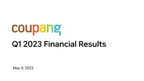 Coupang | Results Presentation Deck | 25 slides
