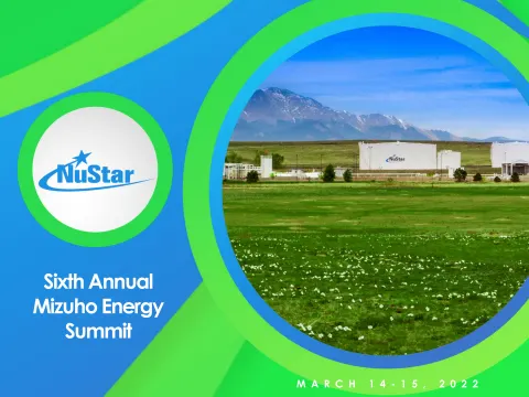NuStar Energy | Investor Conference Presentation Deck | 36 slides