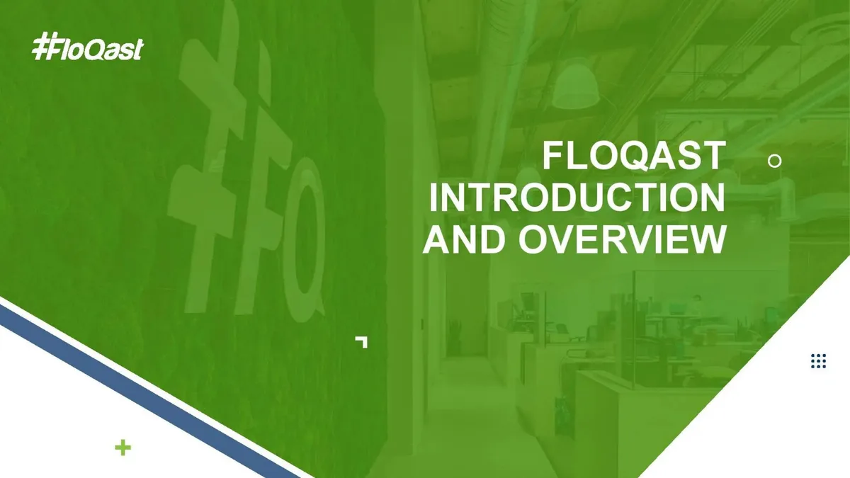 FloQast used this pitch deck to raise $40 million for its software · slide 1