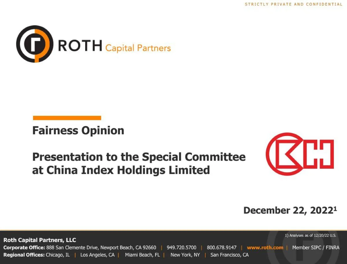 ROTH Capital Partners | Investment Banking Pitch Book | 28 slides · slide 1