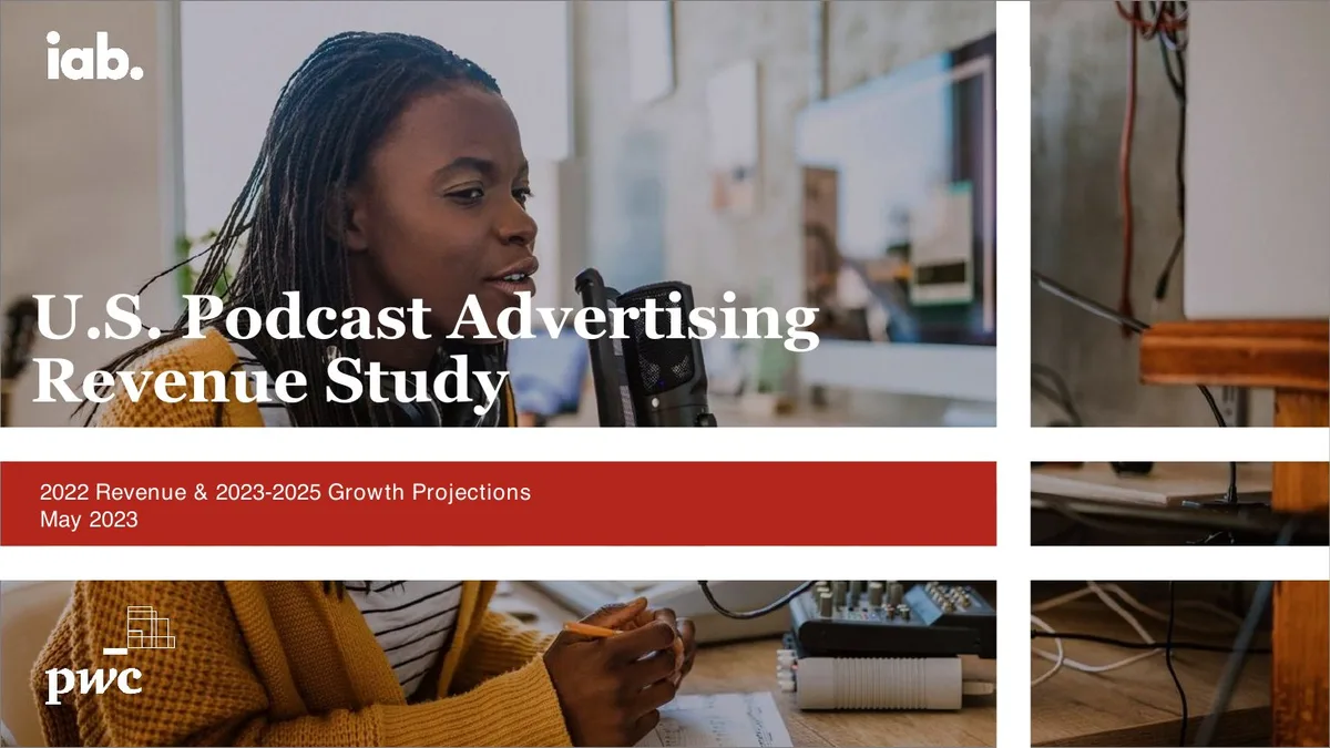 U.S. Podcast Advertising Revenue Study · slide 1