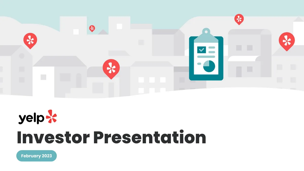 Yelp | Investor Presentation Deck | 42 slides · slide 1