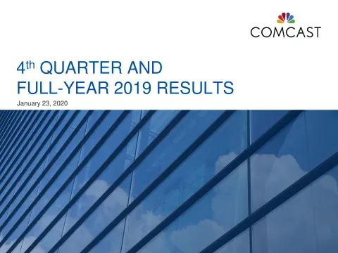 Comcast | Results Presentation Deck | 12 slides