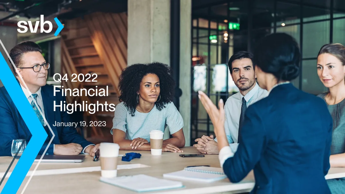 Silicon Valley Bank | Results Presentation Deck | 53 slides · slide 1