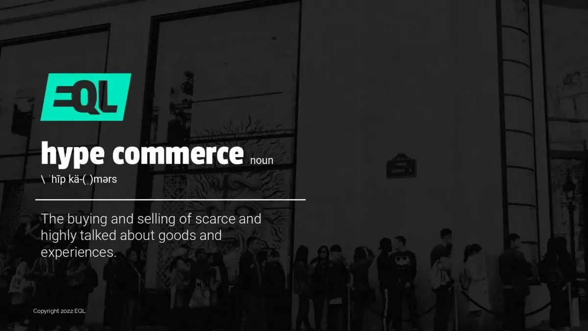The slide uses a dictionary-style definition format to frame the company's market category.