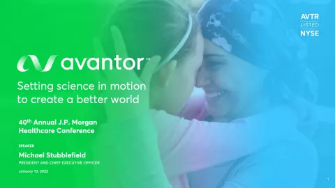 Avantor | Investor Conference Presentation Deck | 26 slides