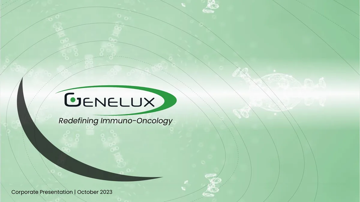 Includes company logo, tagline, and date.