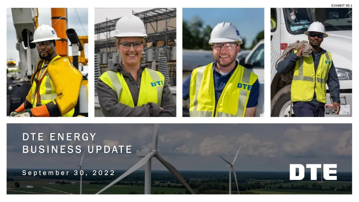 DTE Electric | Investor Presentation Deck | 36 slides · slide 1