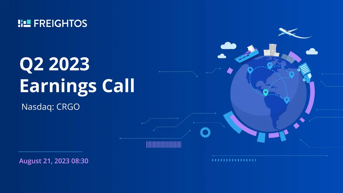 Freightos | Results Presentation Deck | 22 slides · slide 1