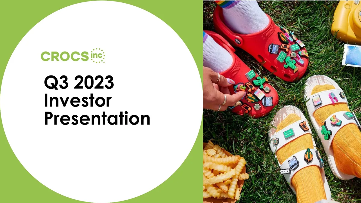 Crocs | Investor Presentation Deck | 39 slides · slide 1