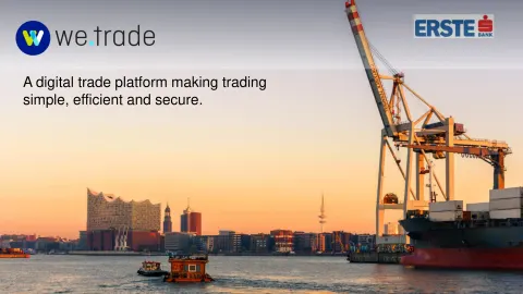 we.trade | Investor Presentation Deck | 9 slides