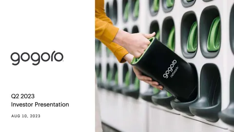 Gogoro | Investor Presentation Deck | 27 slides