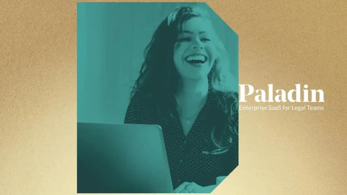 Paladin's 14-slide pitch deck helped score its $8 million Series A · slide 1