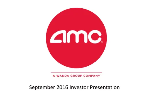 AMC | Investor Presentation Deck | 19 slides