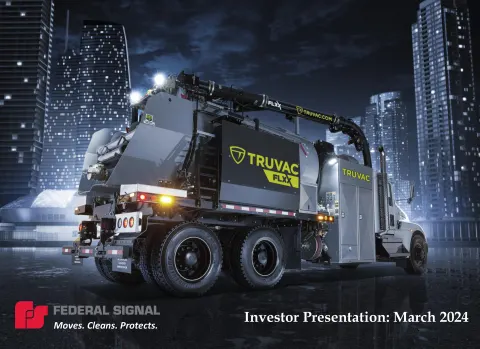 Federal Signal | Investor Presentation Deck | 30 slides