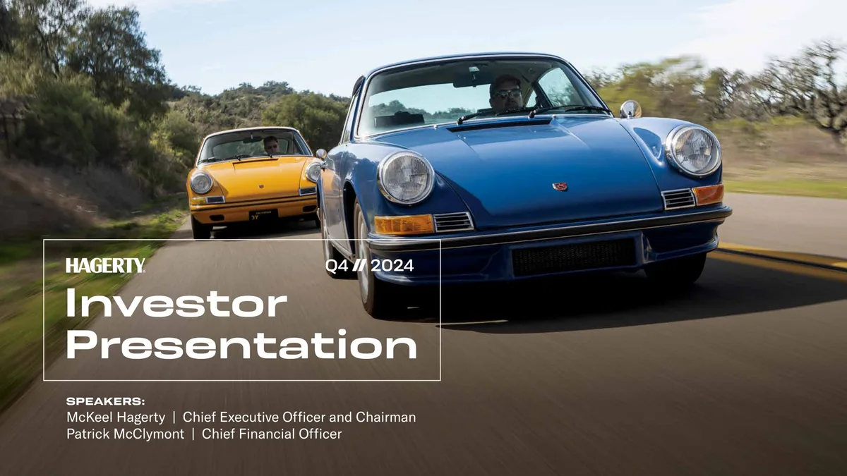 Hagerty | Investor Presentation Deck | 22 slides · slide 1