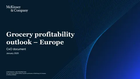 Grocery profitability outlook –Europe